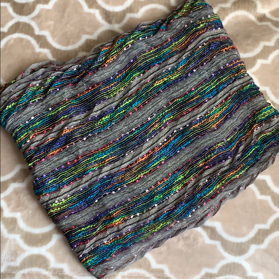 Multi Colored Infinity Loop Scarf